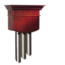 Traditional Musical Wired Doorbell, Cherry