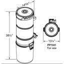 NuTone® Residential Central Vacuum System Power Unit, 700 Air Watts