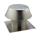 Broan-NuTone® 12-Inch, Roof Cap, For Flat Roof, Aluminum