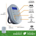 MyTouchSmart Wireless Digital Timer System, White
