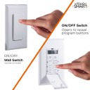 MyTouchSmart Indoor In-Wall Digital SimpleSet Timer, White