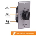 GE Indoor In-Wall 60-Minute Spring-Wound Mechanical Countdown Timer Switch, Silver