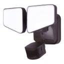 Enbrighten 2-head motion-sensing security light