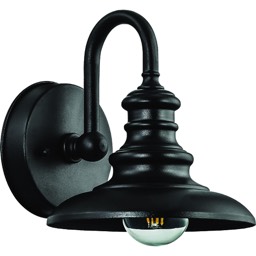V8350-5 1-Light Outdoor Black Farmhouse Wall Mount