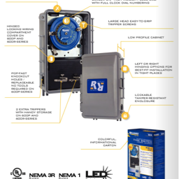 601R Metal Indoor/Outdoor Mechanical Time Switch