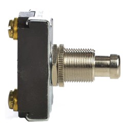 SS228-BG Pushbutton Switch, SPST, (ON)-OFF, NO 15